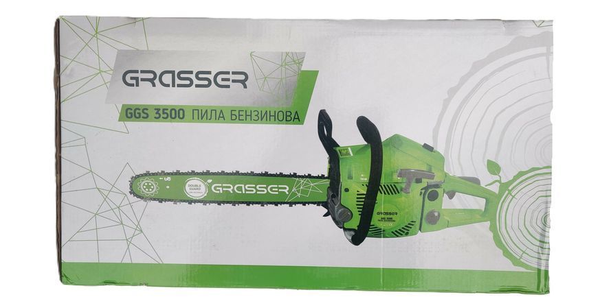 Бензопила Grosser 3500 Вт/4.7 к.с. 11 000 об/хв. П-GGS3500 фото