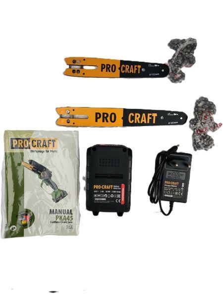 Пила ланцюгова акумуляторна міні PRO-CRAFT PKA-45 А-030045 фото